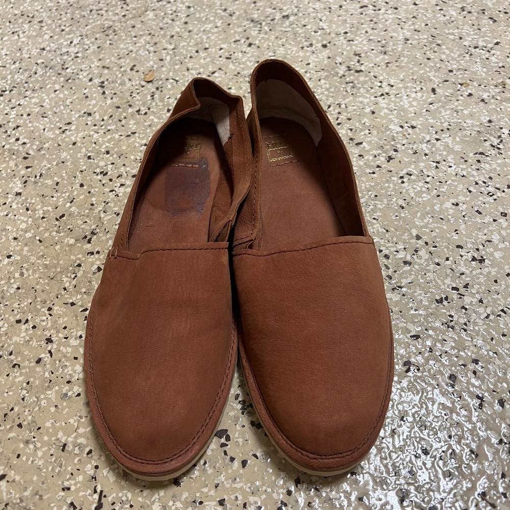 FRYE | Women's Brown Suede Mules | Size 10
